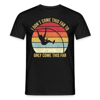 Lustiger Stabhochsprung Stabhochsprung - Männer T-Shirt - Schwarz - Vorne - AI Model Male 178 light (178cm)