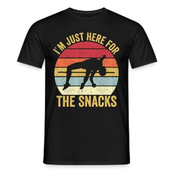 Saut à la perche amusant Saut à la perche - T-shirt homme - noir - Devant - AI Model Male 178 light (178cm)
