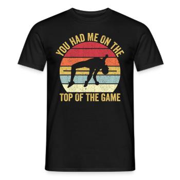 Saut à la perche amusant Saut à la perche - T-shirt homme - noir - Devant - AI Model Male 178 light (178cm)