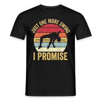 Funny Pole Vault Stabhochsprung Nur noch ein Schwu - Männer T-Shirt - Schwarz - Vorne - AI Model Male 178 light (178cm)