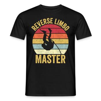 Saut à la perche amusant Saut à la perche - T-shirt homme - noir - Devant - AI Model Male 178 light (178cm)