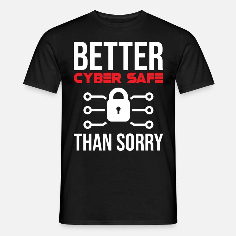 Cybersecurity Computer Security Cybersecurity - Men’s T-shirt - black