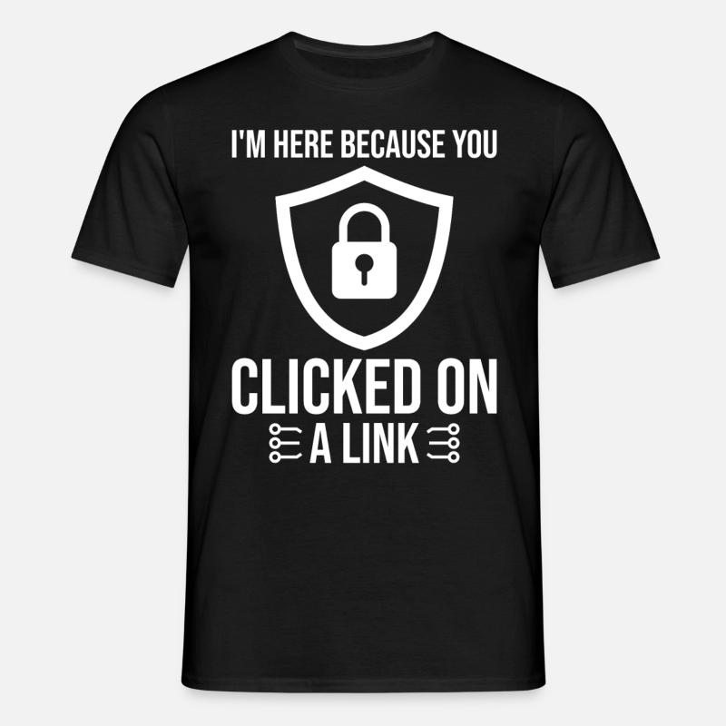 Cybersecurity Computersicherheit Cybersecurity - Männer T-Shirt - Schwarz