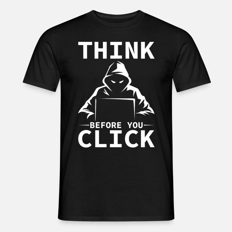 Cybersecurity Computersicherheit Cybersecurity - Männer T-Shirt - Schwarz