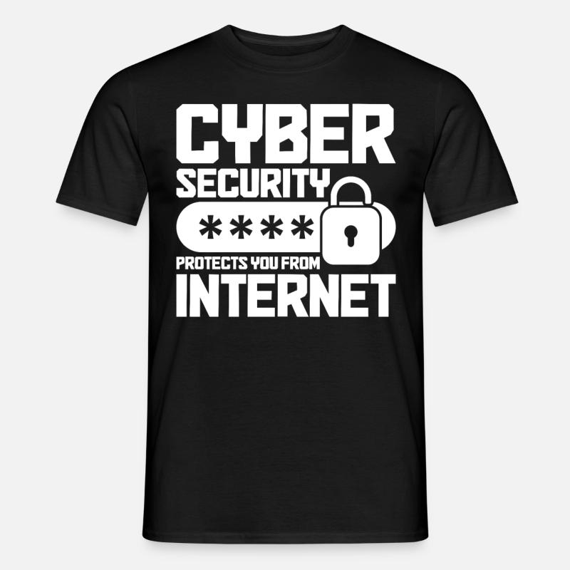 Cybersecurity Computersicherheit Cybersecurity - Männer T-Shirt - Schwarz