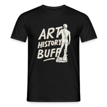 Kunstgeschichte Michelangelo David Staue - Männer T-Shirt - Schwarz - Vorne - AI Model Male 178 light (178cm)
