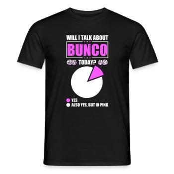 Bunco - Men's T-Shirt - black - Front - AI Model Male 178 light (178cm)