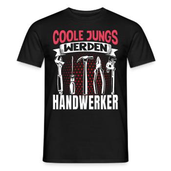 Handwerk Handwerker - Männer T-Shirt - Schwarz - Vorne - AI Model Male 178 light (178cm)