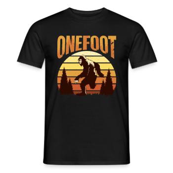 Bow Foot Amputee Wit Leg Prosthetics Design pour - T-shirt homme - noir - Devant - AI Model Male 178 light (178cm)