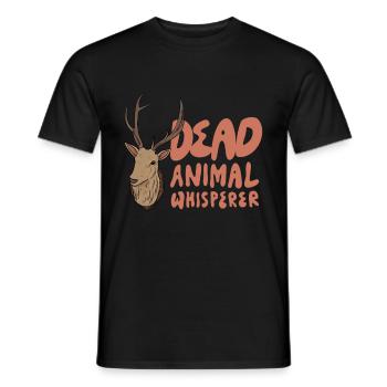 Taxidermist design for stuffing animals - Men's T-Shirt - black - Front - AI Model Male 178 light (178cm)
