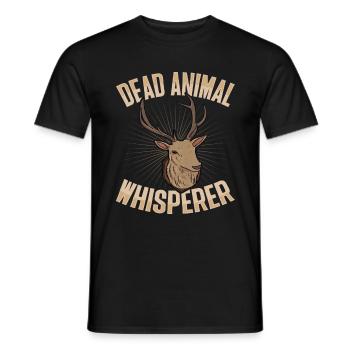 Taxidermist design for stuffing animals - Men's T-Shirt - black - Front - AI Model Male 178 light (178cm)