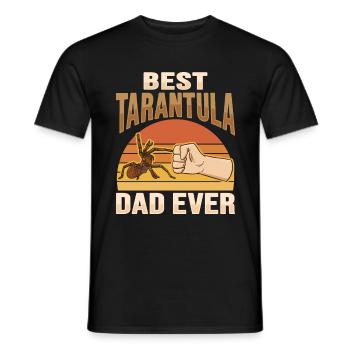 Tarentules Terrarium Tarentule Papa - T-shirt homme - noir - Devant - AI Model Male 178 light (178cm)