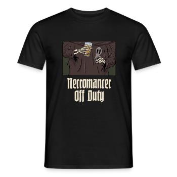 Untoter Nekromant außer Dienst Design für einen - Männer T-Shirt - Schwarz - Vorne - AI Model Male 178 light (178cm)