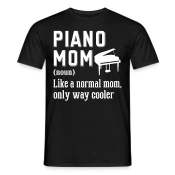 Pianiste Pianiste Piano - T-shirt homme - noir - Devant - AI Model Male 178 light (178cm)