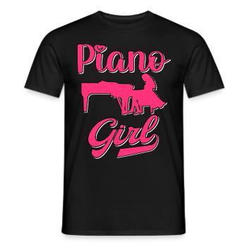 Pianiste Pianiste Piano - T-shirt homme - noir - Devant - AI Model Male 178 light (178cm)