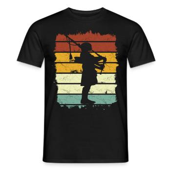 Dudelsack Kilt Schottisch Schlag Dudelsackspieler - Männer T-Shirt - Schwarz - Vorne - AI Model Male 178 light (178cm)
