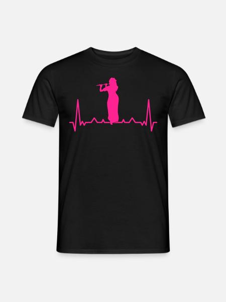 Flute player Flute player - Men's T-Shirt - black