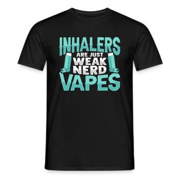 Albuterol Asthma Astmatiker - Männer T-Shirt - Schwarz - Vorne - AI Model Male 178 light (178cm)