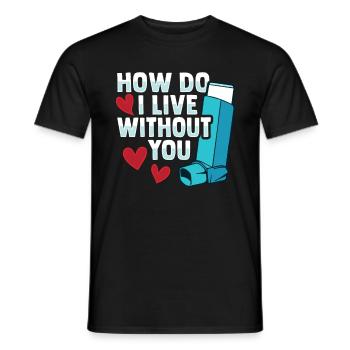 Albuterol Asthma Astmatiker - Männer T-Shirt - Schwarz - Vorne - AI Model Male 178 light (178cm)