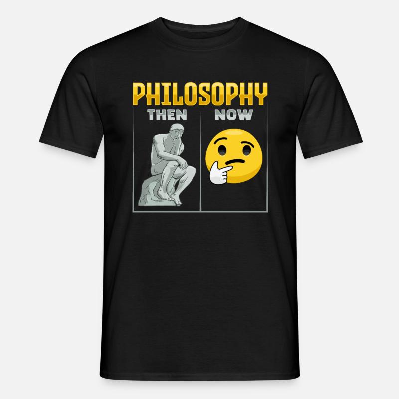 Philosophisches Design für einen Philosophen - Männer T-Shirt - Schwarz