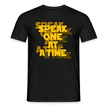 Lippenlesen Asl Handgeste Gehörloser Hörverlust - Männer T-Shirt - Schwarz - Vorne - AI Model Male 178 light (178cm)
