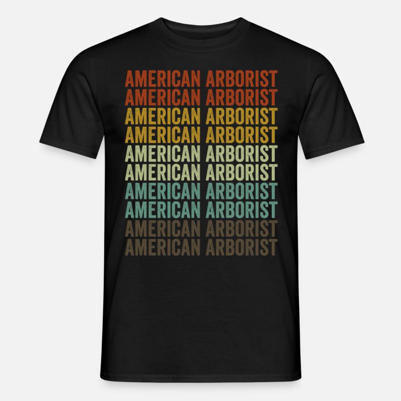 Amerikanischer Baumpfleger Baumpfleger Baumpfleger - Männer T-Shirt - Schwarz