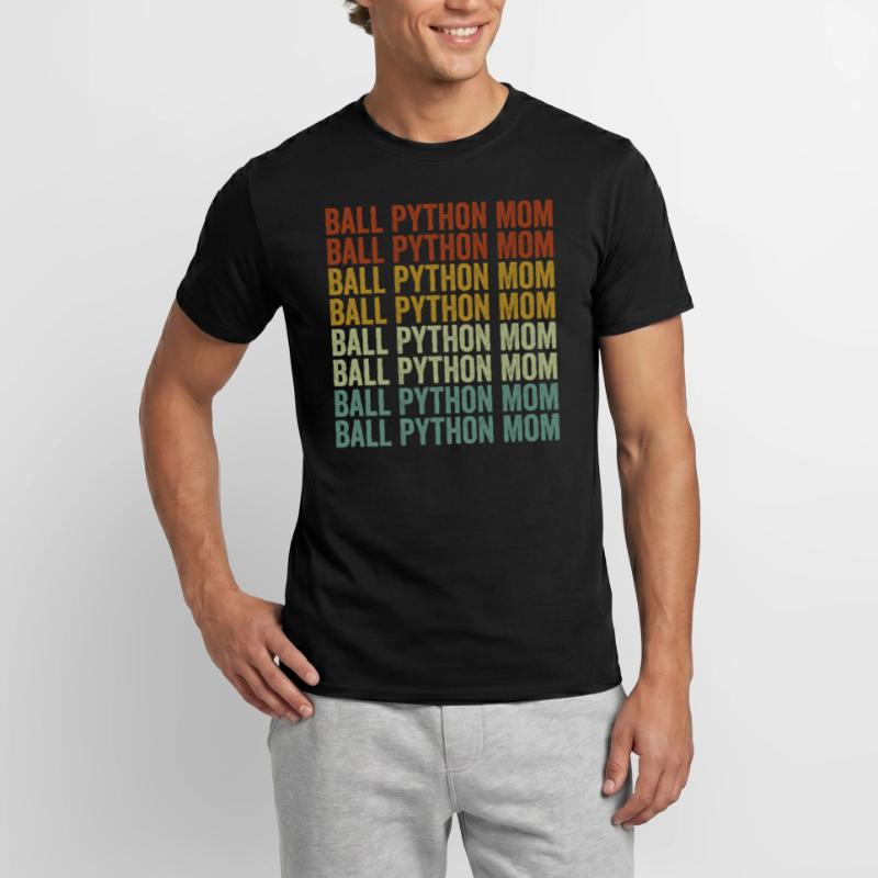 Kugelpython Mama Kugelpython Schlange Mama Männer T-Shirt