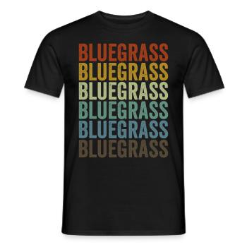 Bluegrass Bassist - Männer T-Shirt - Schwarz - Vorne - AI Model Male 178 light (178cm)