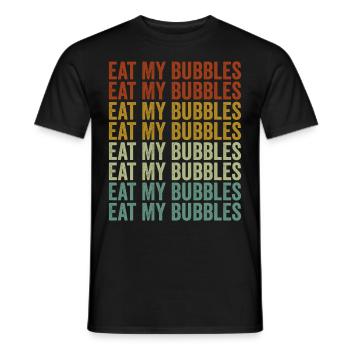 Eat more plants Plant-based nutrition - Men's T-Shirt - black - Front - AI Model Male 178 light (178cm)