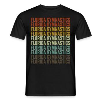 Florida Gymnastics Florida Gymnastics Gymnastics Lieb - Men's T-Shirt - black - Front - AI Model Male 178 light (178cm)