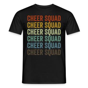 Cheer Squad Cheer Team - Men's T-Shirt - black - Front - AI Model Male 178 light (178cm)