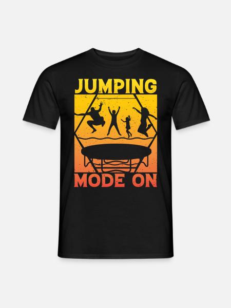 Mode de saut activé - T-shirt homme - noir