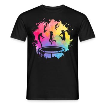 Trampoline - T-shirt homme - noir - Devant - AI Model Male 178 light (178cm)
