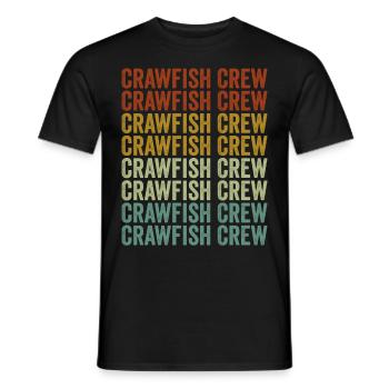 Krebse Crew Krebse kochen Krebse Liebhaber Cajun L - Männer T-Shirt - Schwarz - Vorne - AI Model Male 178 light (178cm)