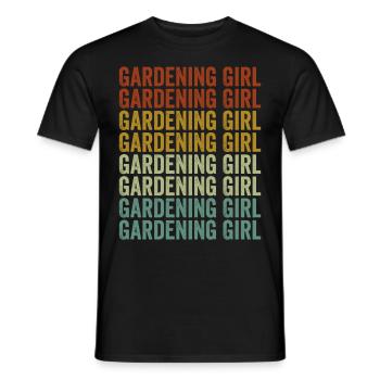 Jardinage Filles jardinage Filles - T-shirt homme - noir - Devant - AI Model Male 178 light (178cm)
