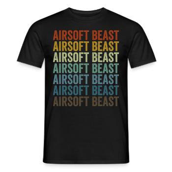 Airsoft Beast Airsofter Airsoft Spiel - Männer T-Shirt - Schwarz - Vorne - AI Model Male 178 light (178cm)