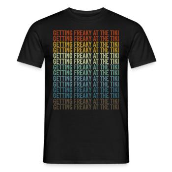 Devenez un monstre au Tiki Tiki Bar Hawaii - T-shirt homme - noir - Devant - AI Model Male 178 light (178cm)