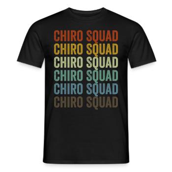 Chiro Squad Chiropraktiker - Männer T-Shirt - Schwarz - Vorne - AI Model Male 178 light (178cm)