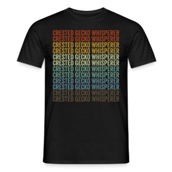 Haubengeckoflüsterer Haubengecko Crestie - T-shirt homme - noir - Devant - AI Model Male 178 light (178cm)