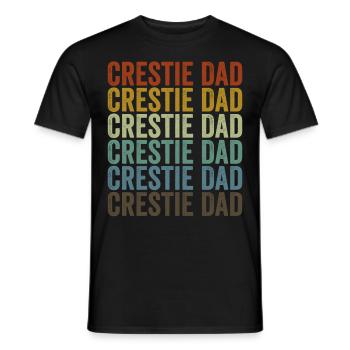 Crestie Dad Crested Gecko Crestie Crestie Dad - Männer T-Shirt - Schwarz - Vorne - AI Model Male 178 light (178cm)