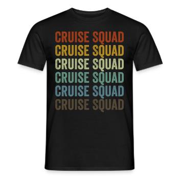Kreuzfahrt Kader Kreuzfahrt Urlaub Kreuzfahrt Kreu - Männer T-Shirt - Schwarz - Vorne - AI Model Male 178 light (178cm)