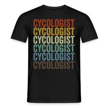 Cyclistes, vététistes, amateurs de VTT - T-shirt homme - noir - Devant - AI Model Male 178 light (178cm)