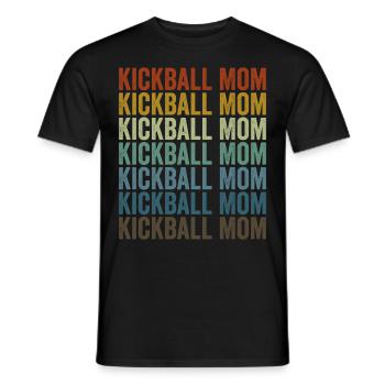 Kickball Mama Kickball Spieler Mama - Männer T-Shirt - Schwarz - Vorne - AI Model Male 178 light (178cm)