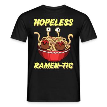 Fliegendes Spaghettimonster FSM Pastafarian Pastaf - Männer T-Shirt - Schwarz - Vorne - AI Model Male 178 light (178cm)