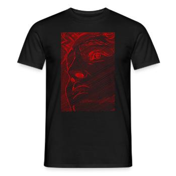 Art Academia Aesthetic David Face Michelangelo - Männer T-Shirt - Schwarz - Vorne - AI Model Male 178 light (178cm)