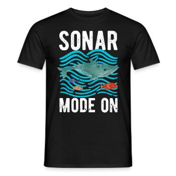Drôle de biologiste marin Biologie marine - T-shirt homme - noir - Devant - AI Model Male 178 light (178cm)