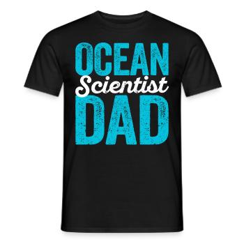 Drôle de biologiste marin Biologie marine - T-shirt homme - noir - Devant - AI Model Male 178 light (178cm)