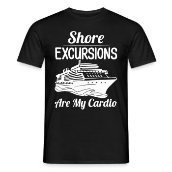 Funny Cruising Kreuzfahrtschiff Kreuzfahrtschiff - Männer T-Shirt - Schwarz - Vorne - AI Model Male 178 light (178cm)