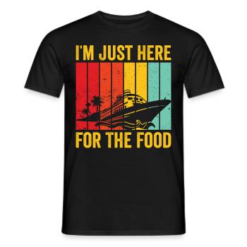 Funny Cruise Cruiser Cruise Ship Retro - Men's T-Shirt - black - Front - AI Model Male 178 light (178cm)