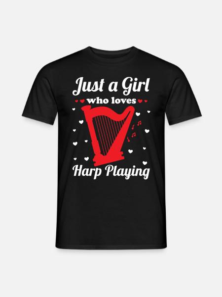 Harpist Harpist - Men's T-Shirt - black